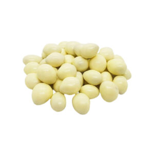 Maní Cobertura Chocolate Blanco Caja 10 Kg